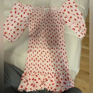 Jessica Simpson strawberry dress